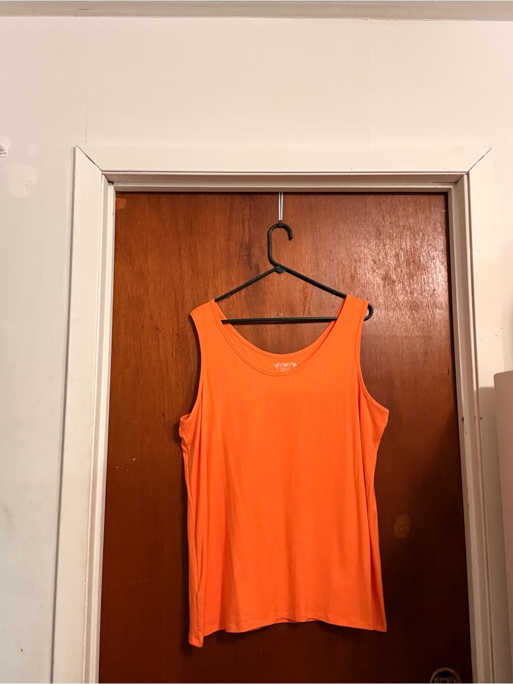 Cato Women's Bright Orange Scoop Neck Tank